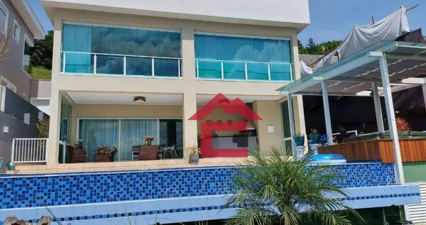 Casa com 5 dormitórios à venda, 425 m² por r$ 3.600.000,00 - centro de apoio i (alphaville) - santana de parnaíba/sp