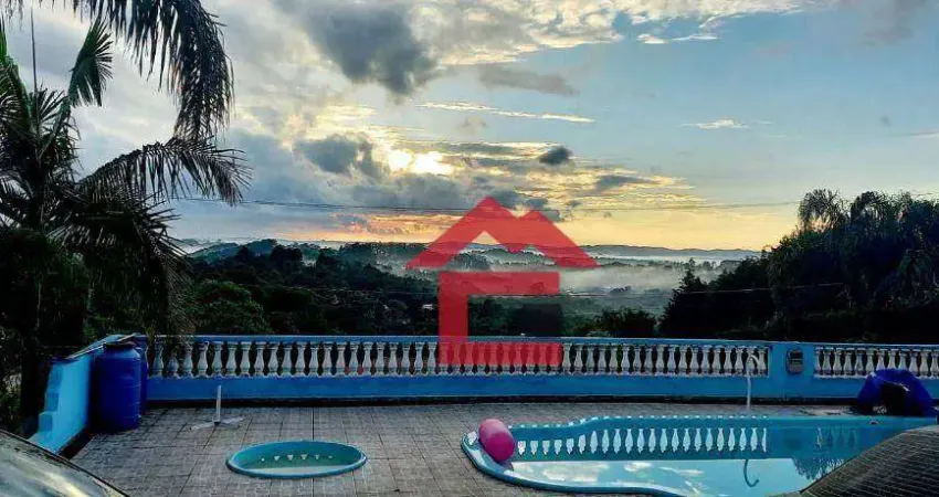 Chácara com 4 dormitórios à venda, 2500 m² por r$ 490.000,00 - centro (canguera) - são roque/sp