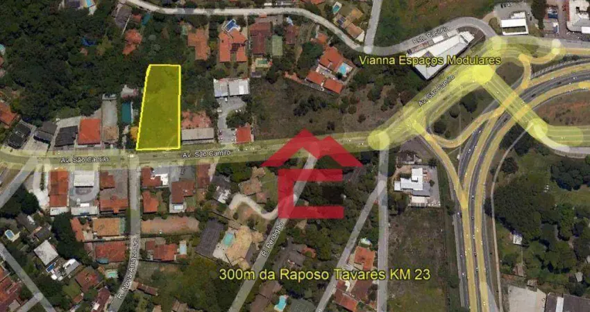 Terreno, 2809 m² - venda por r$ 8.427.000,00 ou aluguel por r$ 20.000,00/mês - granja viana - cotia/sp