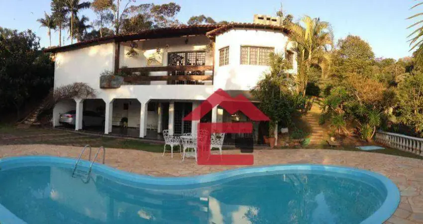 Casa com 4 dormitórios à venda, 399 m² por r$ 1.250.000,00 - chácara represinha - cotia/sp