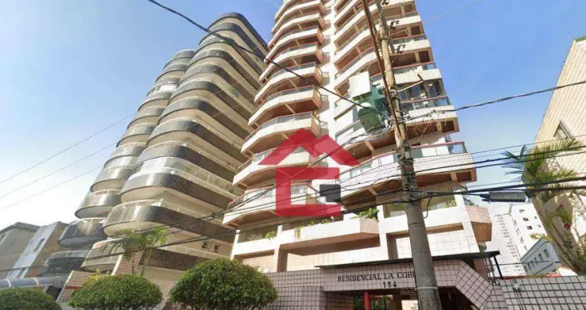 Apartamento com 1 dormitório à venda, 55 m² por r$ 350.000,00 - vila tupi - praia grande/sp