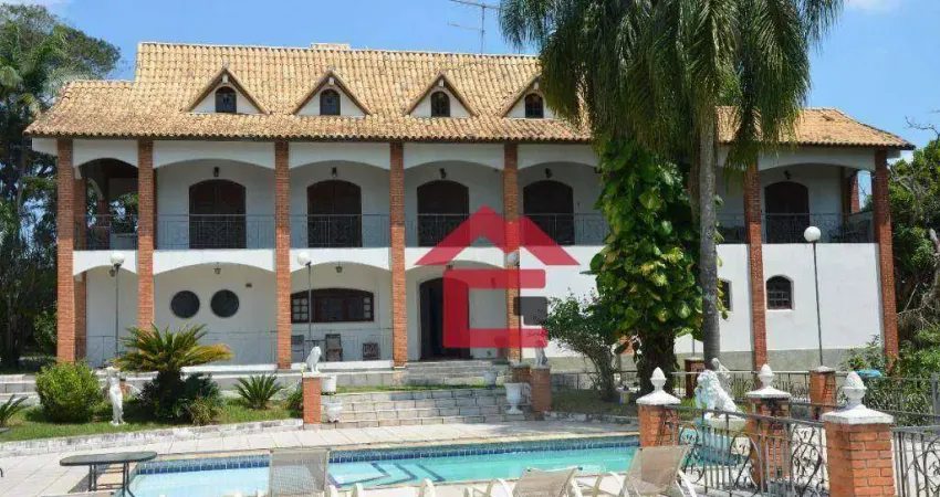 Sítio com 8 dormitórios à venda, 25000 m² por r$ 1.950.000,00 - pavão (canguera) - são roque/sp