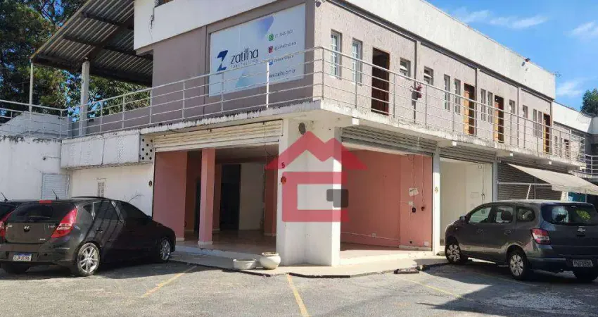 Salão para alugar, 134 m² por r$ 6.017,74/mês - granja viana - cotia/sp