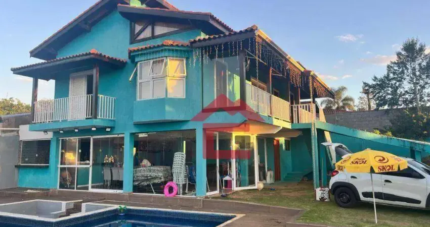 Chácara com 5 dormitórios à venda, 2000 m² por r$ 1.500.000,00 - recreio - ibiúna/sp