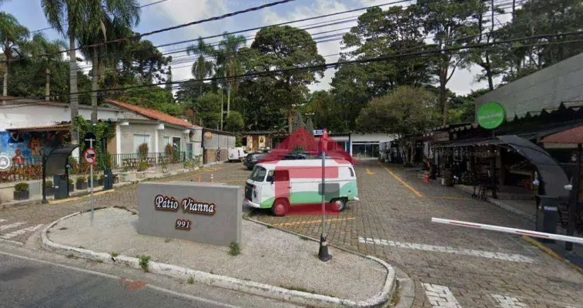 Salão para alugar, 82 m² por r$ 12.640,00/mês - granja viana - cotia/sp