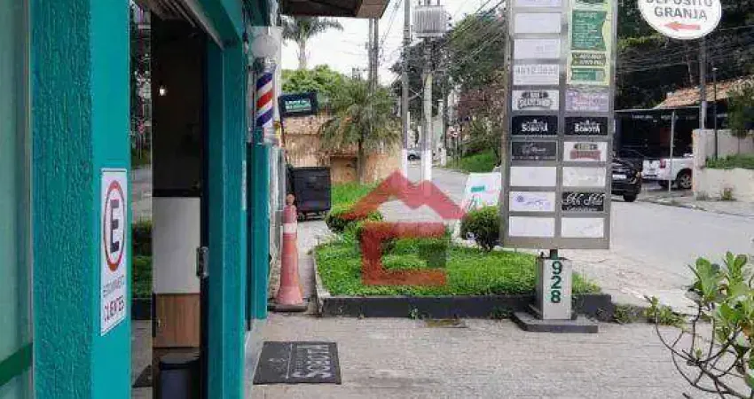 Salão para alugar, 24 m² por r$ 2.950,00/mês - granja viana - cotia/sp