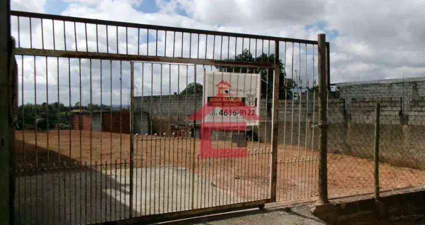 Terreno para alugar, 289 m² por r$ 2.900,00/mês - recanto vista alegre - cotia/sp