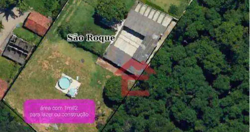 Chácara em são roque – toda gramada e murada com 2.600m² - 4 dormitórios,  apenas 50 km de sp.