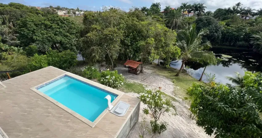 Condomínio Albatroz.Casa beira da lagoa com varias árvores frutíferas