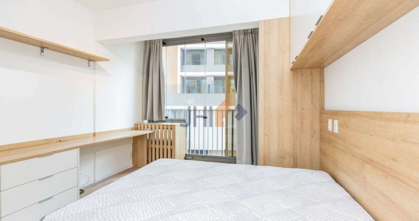 Studio novo com 27 m² ao lado da Estação Vila Madalena, para locação