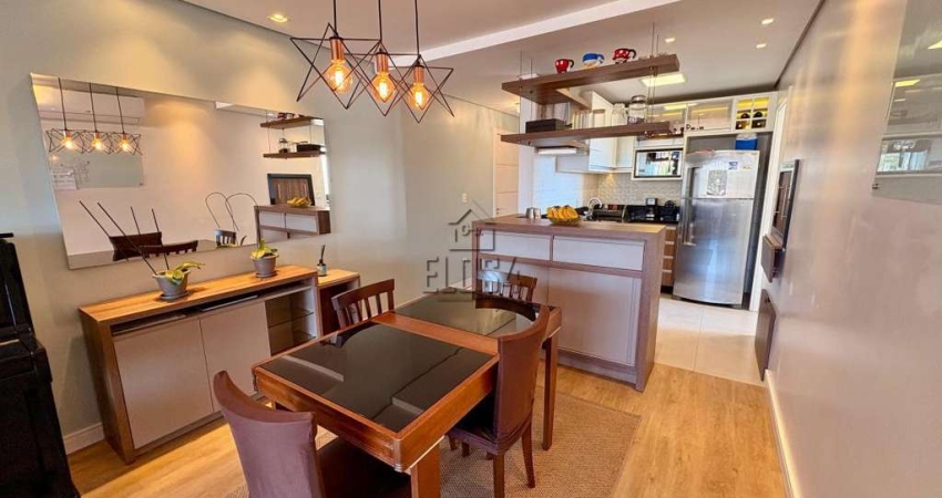 Imóvel com Churrasqueira e Elevador em São Leopoldo - Apartamento Semi Mobiliado no Bairro São José