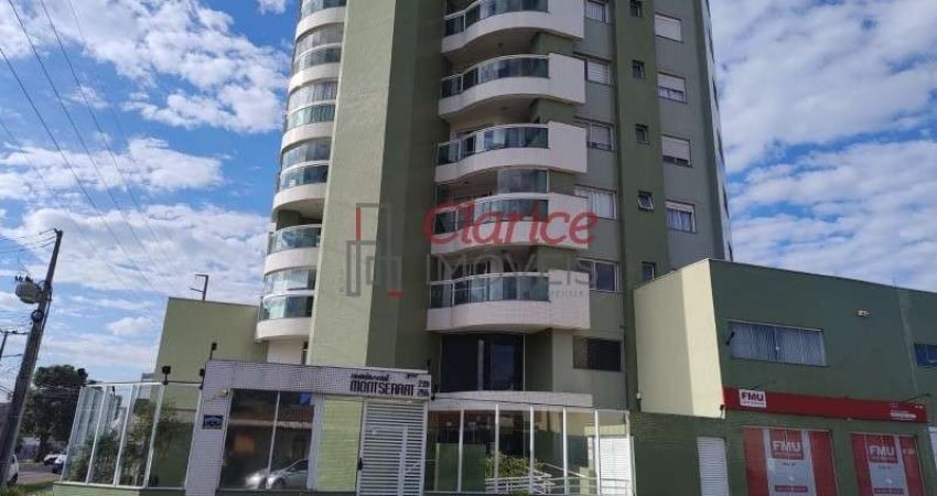 Apartamento Rua Capitão Benjamin Claudino Ferreira, Edifício Edifício Mont Serrat, apartamento andar alto, Apartamento no Centro São José dos Pinhais