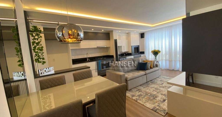 Apartamento com 1 dormitório à venda, 49 m² por R$ 399.000,00 - Anita Garibaldi - Joinville/SC