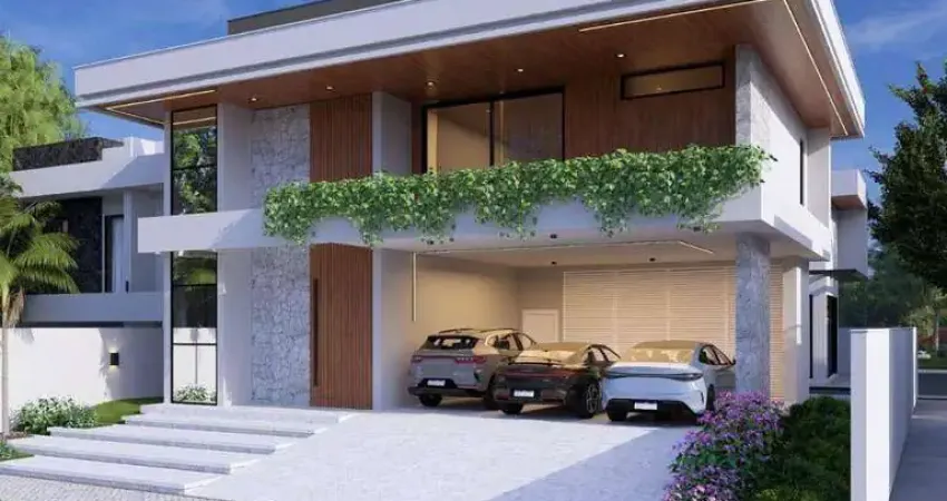 Casa com 4 suítes à venda, 409 m² por R$ 3.400.000 - Pirabeiraba - Joinville/SC