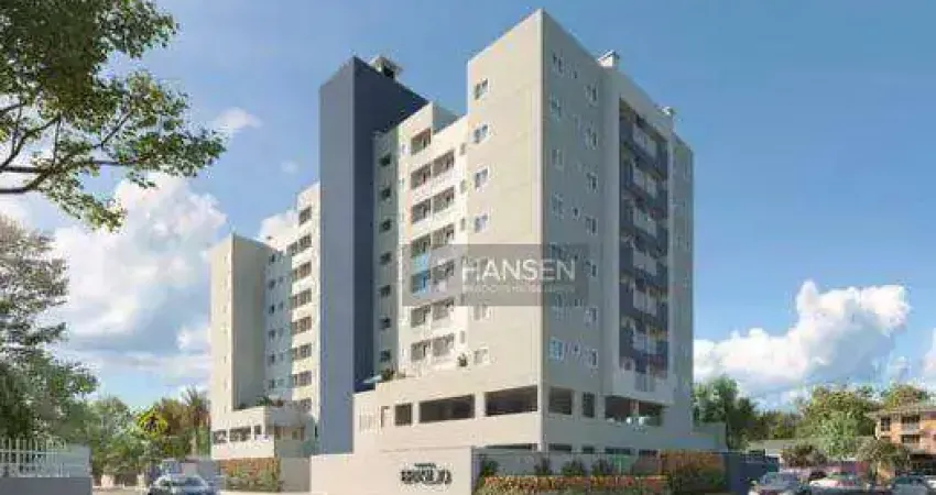 Apartamento com 1 suíte + 1  dormitório  à venda, 47 m² por R$ 359.900 - Saguaçu - Joinville/SC