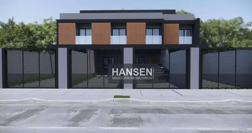 Sobrado/Geminado com 2 suítes  à venda, 103 m² por R$ 580.000 - Costa e Silva - Joinville/SC
