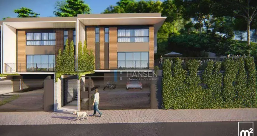 Sobrado com 3 suítes  à venda, 291 m² por R$ 2.405.459 - América - Joinville/SC