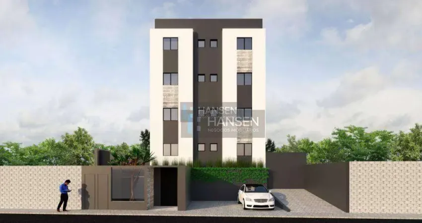 Apartamento com 1 suíte + 1  dormitório  à venda, 53 m² por R$ 370.561 - Atiradores - Joinville/SC