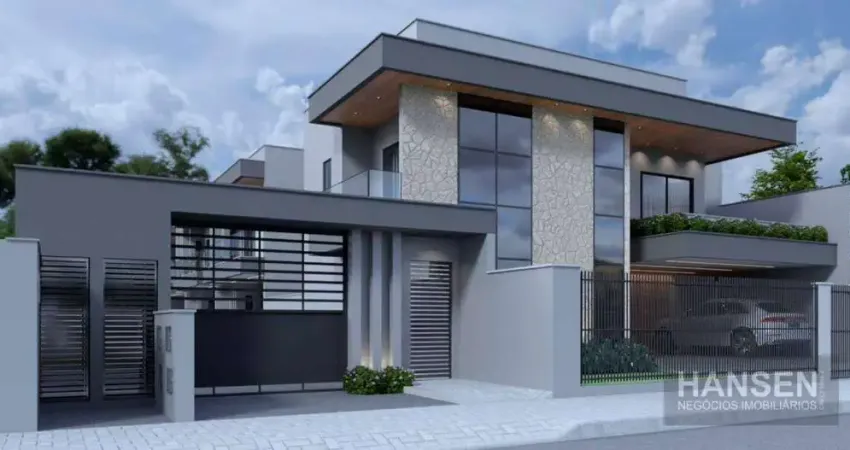 Sobrado com 3 suítes  à venda, 203 m² por r$ 2.000.000 - glória - joinville/sc