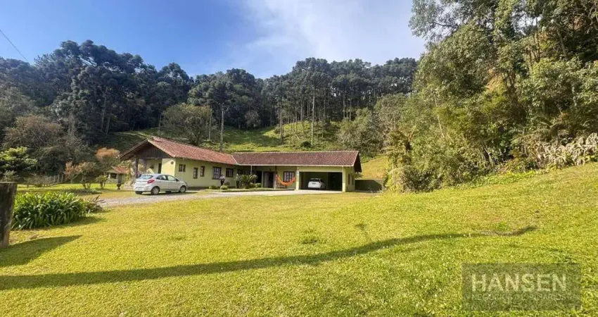 Chácara averbada com 1 suíte + 3  dormitórios à venda, 12.837 m² por r$ 2.150.000 - centro - são bento do sul/sc