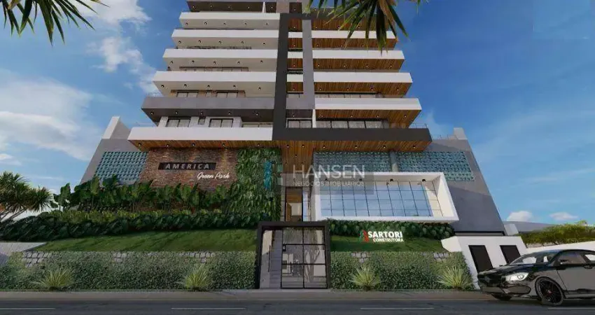 Apartamento garden com 3 suítes à venda, 304 m² por r$ 1.787.000 - américa - joinville/sc