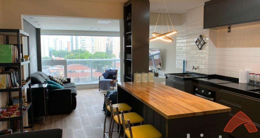 Apartamento a venda no Campo Belo com 70 m²,  2 domitorios (1 suite),  2 vagas de garagem