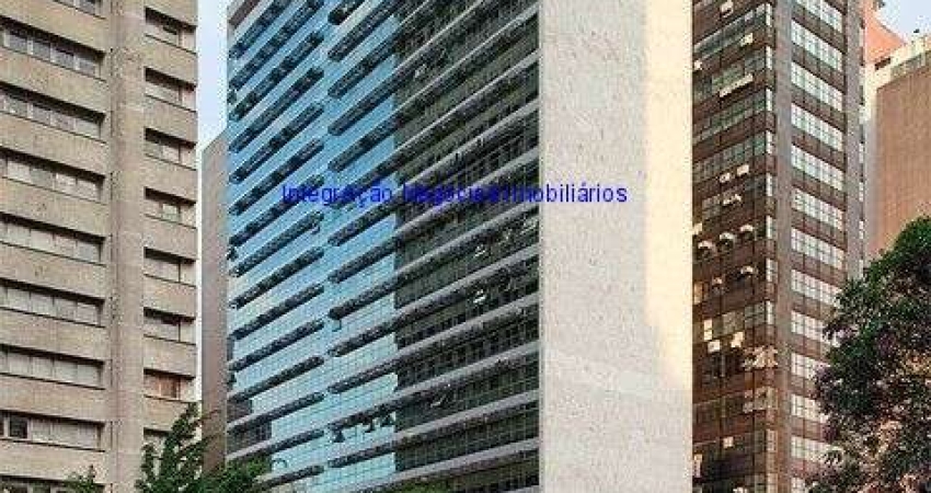 Conjunto Comercial 303m², 07 banheiros e 02 vagas na garagem.  Condomínio com recepção e segurança.  Excelente localização