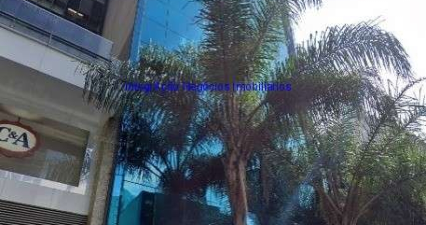Conjunto Comercial 84,30m², 01 banheiro e 01 vaga de garagem.  Condomínio com recepção e segurança.  Excelente localização á 1 minuto andando