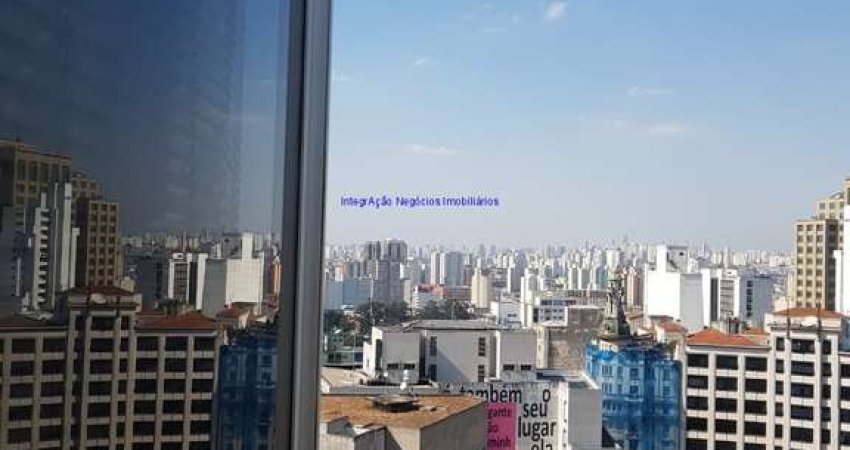 Conjunto Comercial 50m², 02 banheiro e 01 vaga na garagem.  Condomínio com recepção e portaria 24hrs.