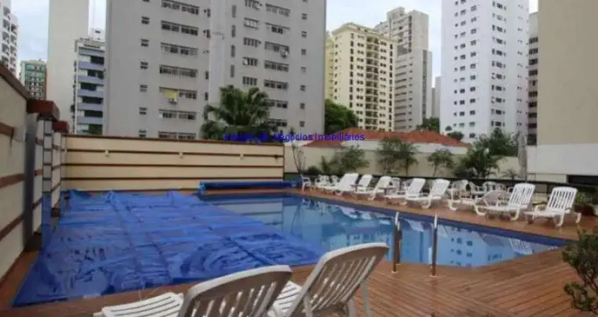 Apartamento 54m², 1 dormitório (planta original com 2 dormitórios), 2 banheiros e 2 vagas de garagem. No momento tem 1 suíte,