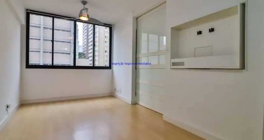 Apartamento SEMI MOBILIADO 41m², 01 dormitório, 01 banheiro e 01 vaga na garagem.  Condomínio com Segurança, Portaria, Piscina e Quadra.