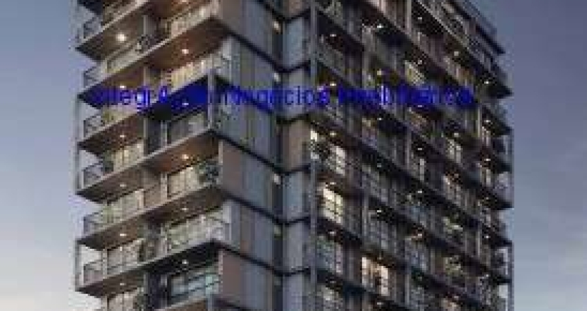 Apartamento 38m², 01 dormitório e 01 banheiro; (Fotos ilustrativas, entrega prevista para Janeiro/2028).  Condomínio com portaria, segurança, piscina
