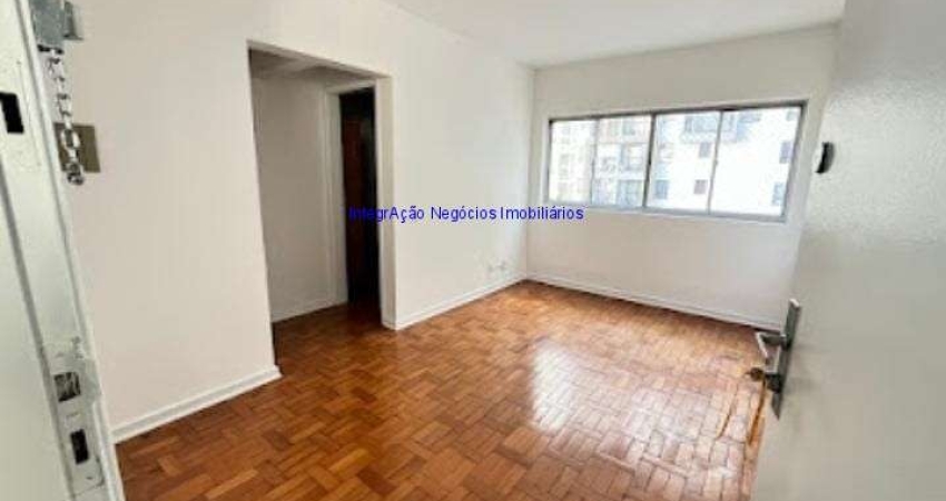 Apartamento 45m², 01 dormitório, 01 banheiro e 01 vaga na garagem.  Condomínio com portaria e segurança.  Excelente localização entre as Ruas Cotoxó