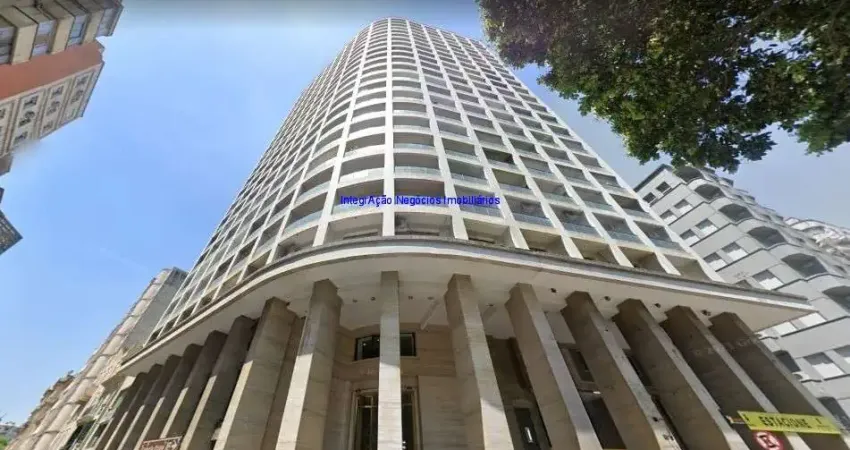 Conjunto Comercial  34m², 01 sala e 01 banheiro.  Condomínio com segurança e portaria.  Excelente localização á 4 minutos andando para a Estação