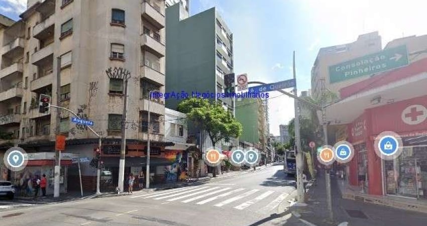 Loja 40m² e 01 banheiro.  Excelente localização, á 8 minutos andando para a estação do metrô Higienópolis - Mackenzie