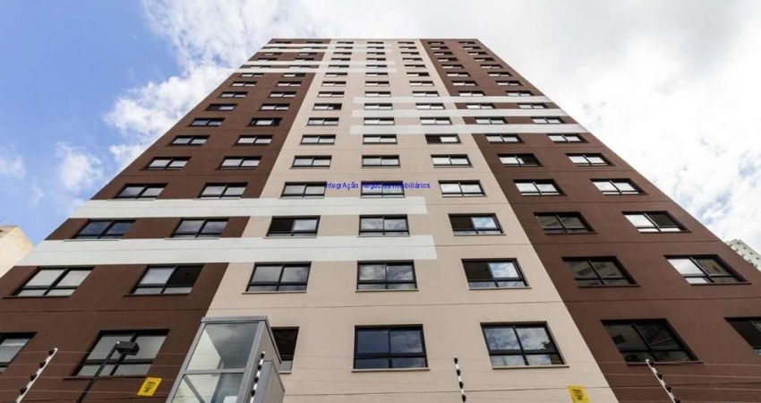 Apartamento Studio 25m², 01 dormitório e 01 banheiro.  Condomínio com portaria, segurança 24hrs, salão de festa, churrasqueira, academia, pet place.