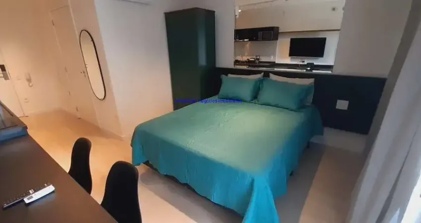 Apartamento studio 26m², 01 dormitório e 01 banheiro. condomínio com portaria, segurança e academia. excelente localização, á 5 minutos andando