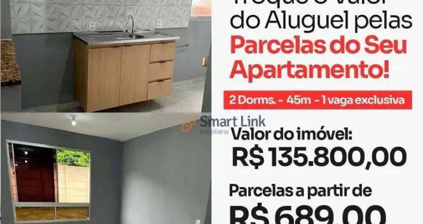 Apartamento com 2 dormitórios à venda, 44 m² por R$ 135.800,00 - Cosmos - Rio de Janeiro/RJ