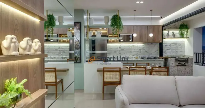Apartamento com 3 dormitórios à venda, 69 m² por R$ 445.000,00 - Criméia Oeste - Goiânia/GO