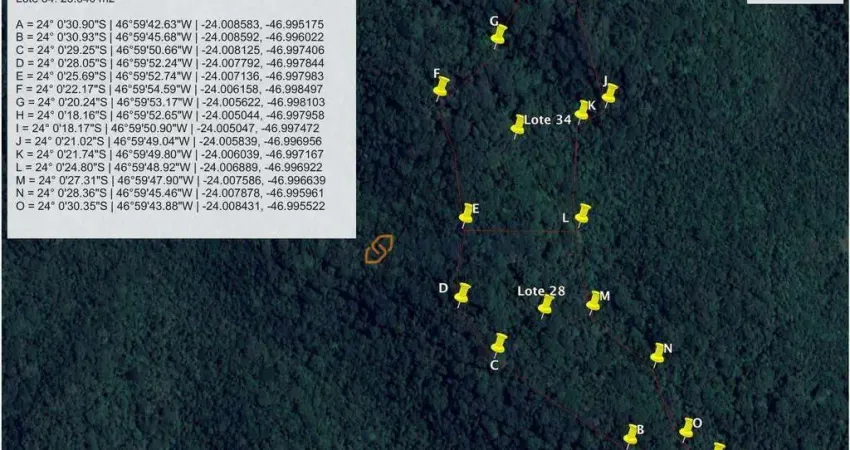 Terreno à venda, 46000 m² por R$ 500.000,00 - Mombaça - Itapecerica da Serra/SP