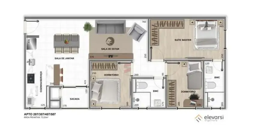 Apartamento com 2 quartos à venda na Rua Bom Jesus, 150, Weissópolis, Pinhais