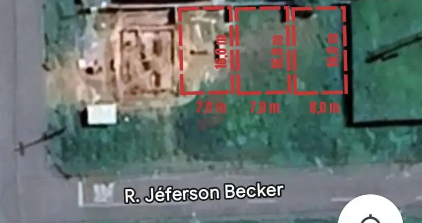 Terreno à venda na Rua Jefferson Becker, Esquina, Taboão, Curitiba