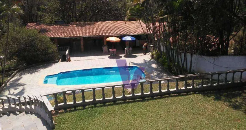 Chácara com 4 dormitórios à venda, 4787 m² por r$ 2.230.000 - chácara jaguari (fazendinha) - santana de parnaíba/sp