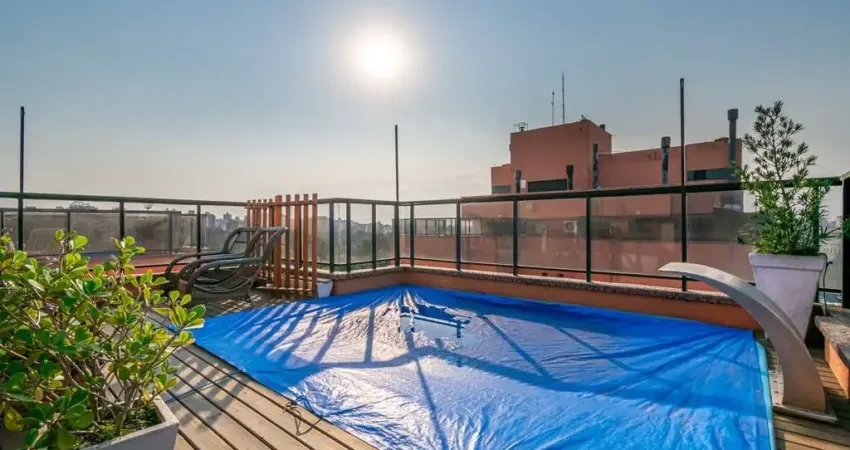 Cobertura duplex para venda  no bairro chácara das pedras em porto alegre