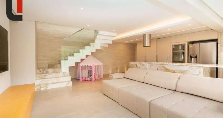 Cobertura com 3 dormitórios à venda, 259 m² por r$ 2.390.000,00 - são lourenço - curitiba/pr