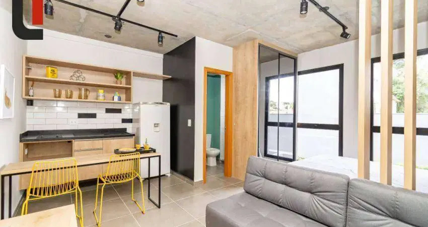 Studio com 1 quarto à venda, 25 m² por r$ 346.500 - centro - curitiba/pr