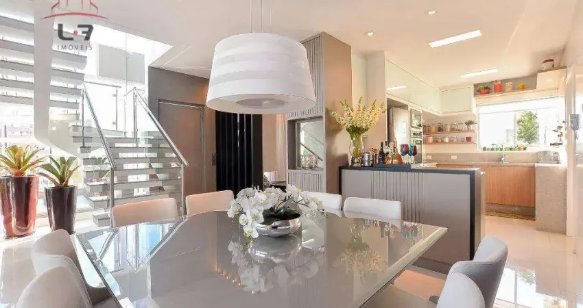 Cobertura à venda, 280 m² por r$ 4.000.000 - alto da xv - curitiba/pr