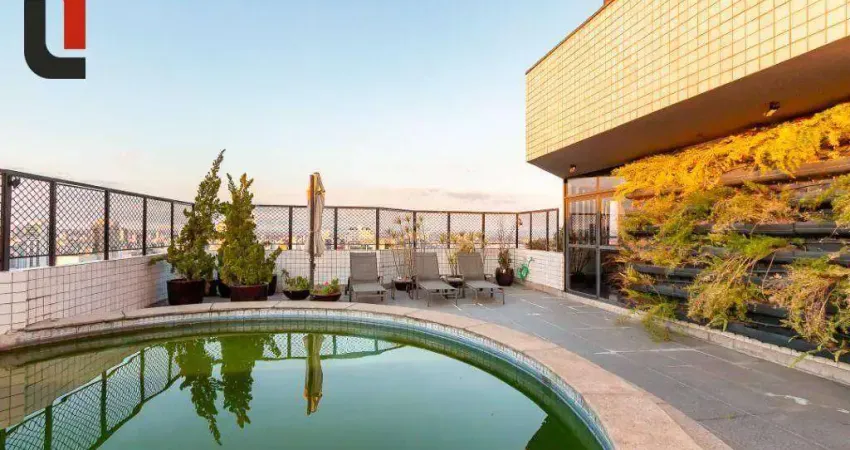 Cobertura com 5 dormitórios à venda, 828 m² por r$ 4.000.000,00 - batel - curitiba/pr