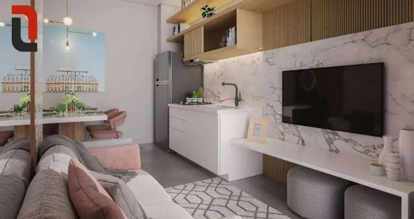 Apartamento com 2 quartos à venda, 40 m² por r$ 481.000 - água verde - curitiba/pr