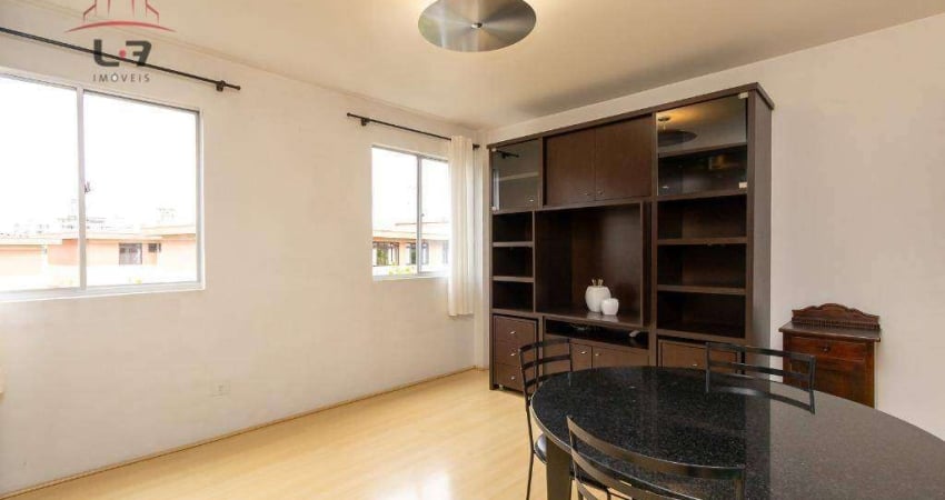 Apartamento com 2 quartos para alugar, 53 m² por R$ 2.500/mês - Centro Cívico - Curitiba/PR